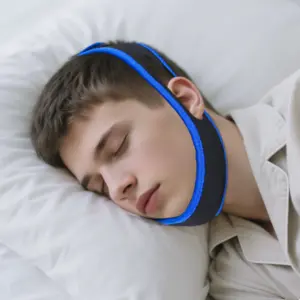 faixa de queixo ajustável para dormir
