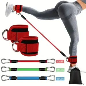 conjunto de faixas de resistência para pernas