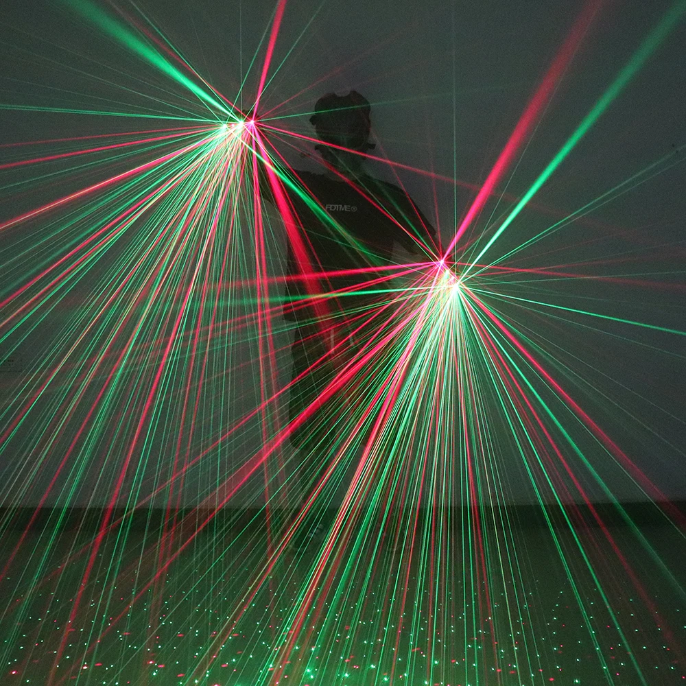 FXSRBZ Luvas Laser Vermelho Verde 2 em 1 - Imagem 3