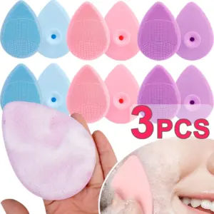 escova de limpeza facial de silicone