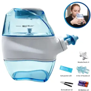 irrigador nasal elétrico 360 graus