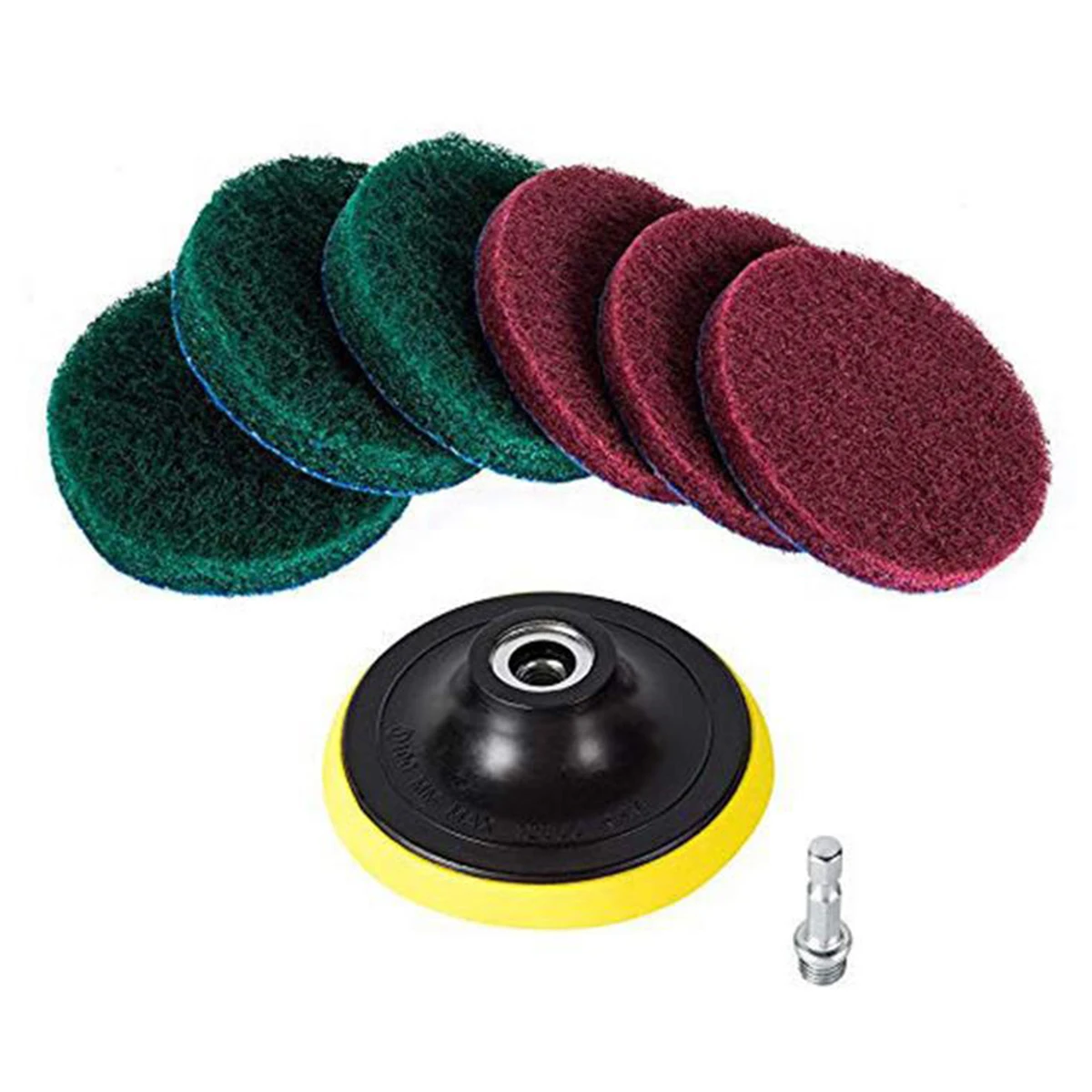 Kit Escova de Limpeza Elétrica para Broca Amarela Média - Imagem 3