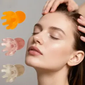 massageador de cabeça polvo resina