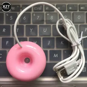 umidificador de mesa usb formato rosquinha