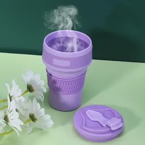 copo dobrável de silicone 350ml