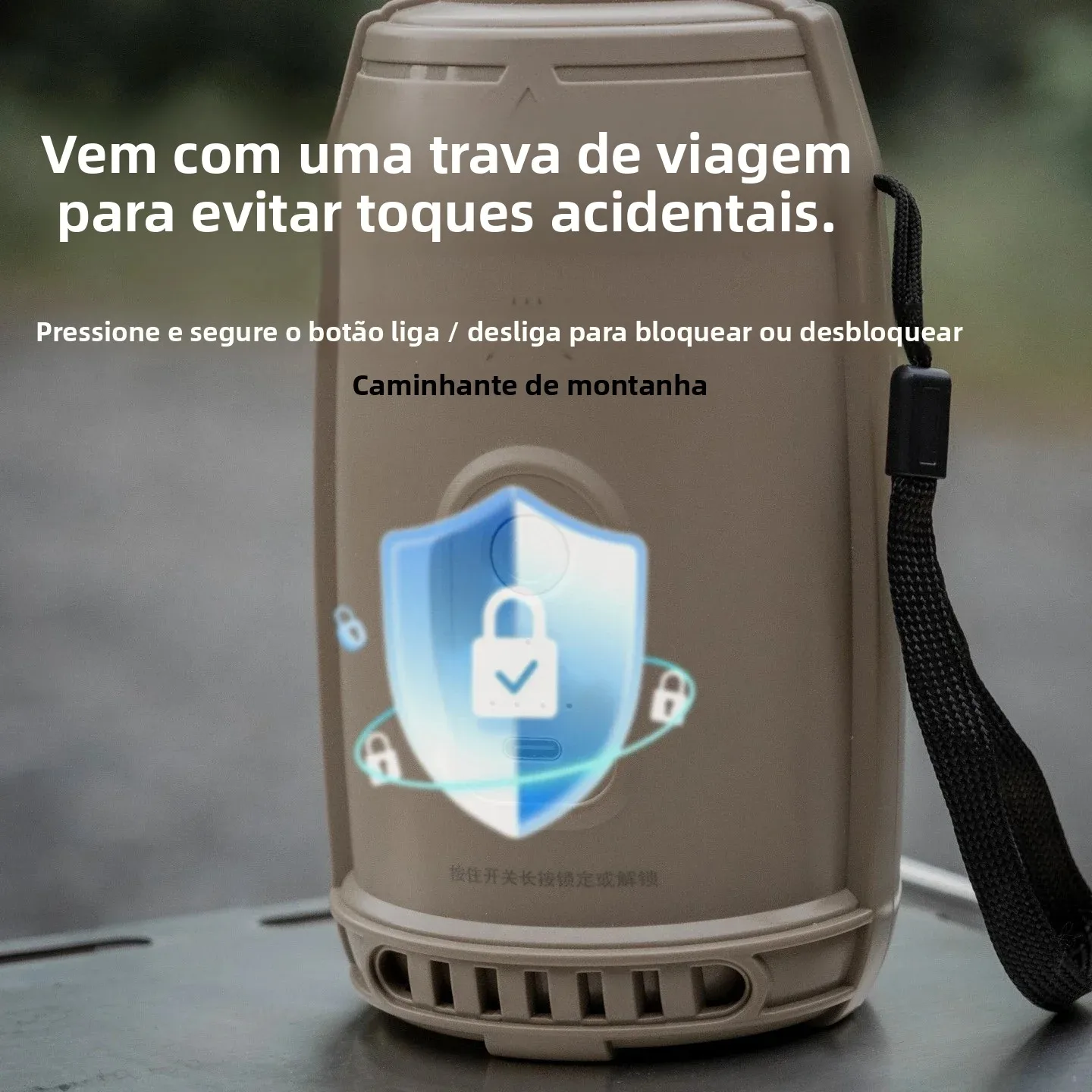 Bomba de Ar Portátil MOUNTAINHIKER USB para Barraca Colchão Boia - Imagem 4