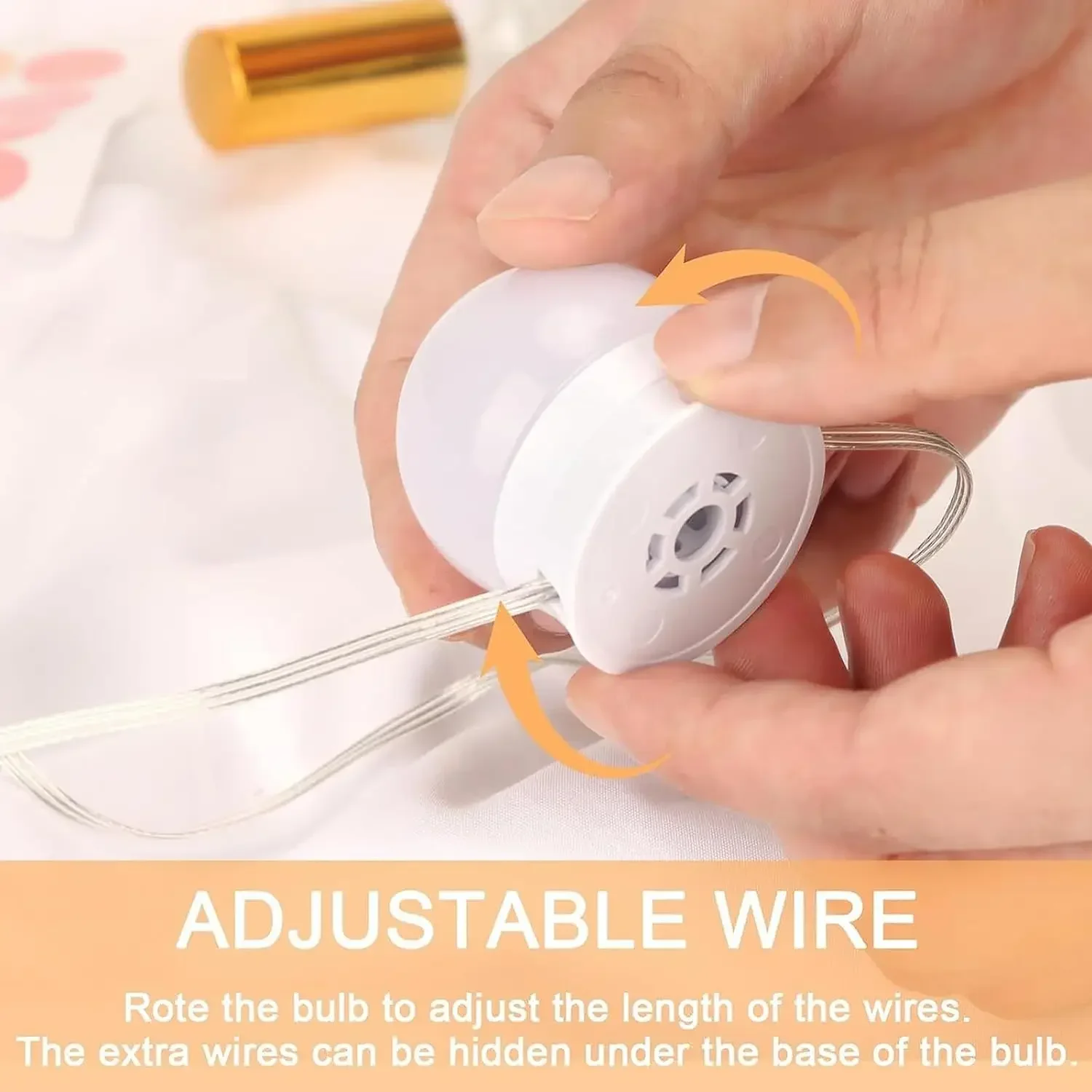 Lâmpadas LED Destacáveis para Espelho de Maquiagem USB - Imagem 5