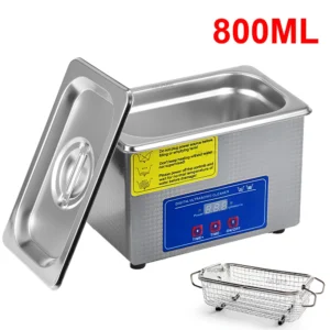limpador ultrassônico 800ml portátil