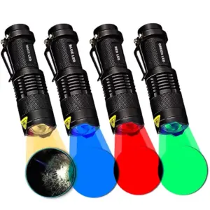 mini lanterna led quatro cores