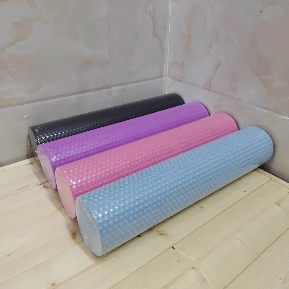 Rolo de Espuma EVA Hexagonal para Ioga Pilates 9,5x45 cm - Imagem 2