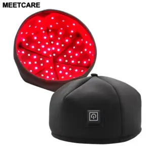 capacete de luz vermelha infravermelha