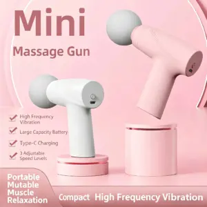 mini pistola de massagem portátil