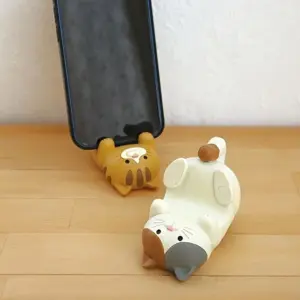 suporte de celular gato preto