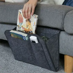 organizador de cama e sofá em feltro