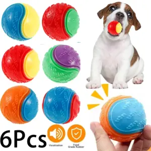 bolas sonoras tpr para cães