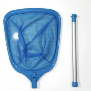 rede skimmer para piscina com cabo de metal