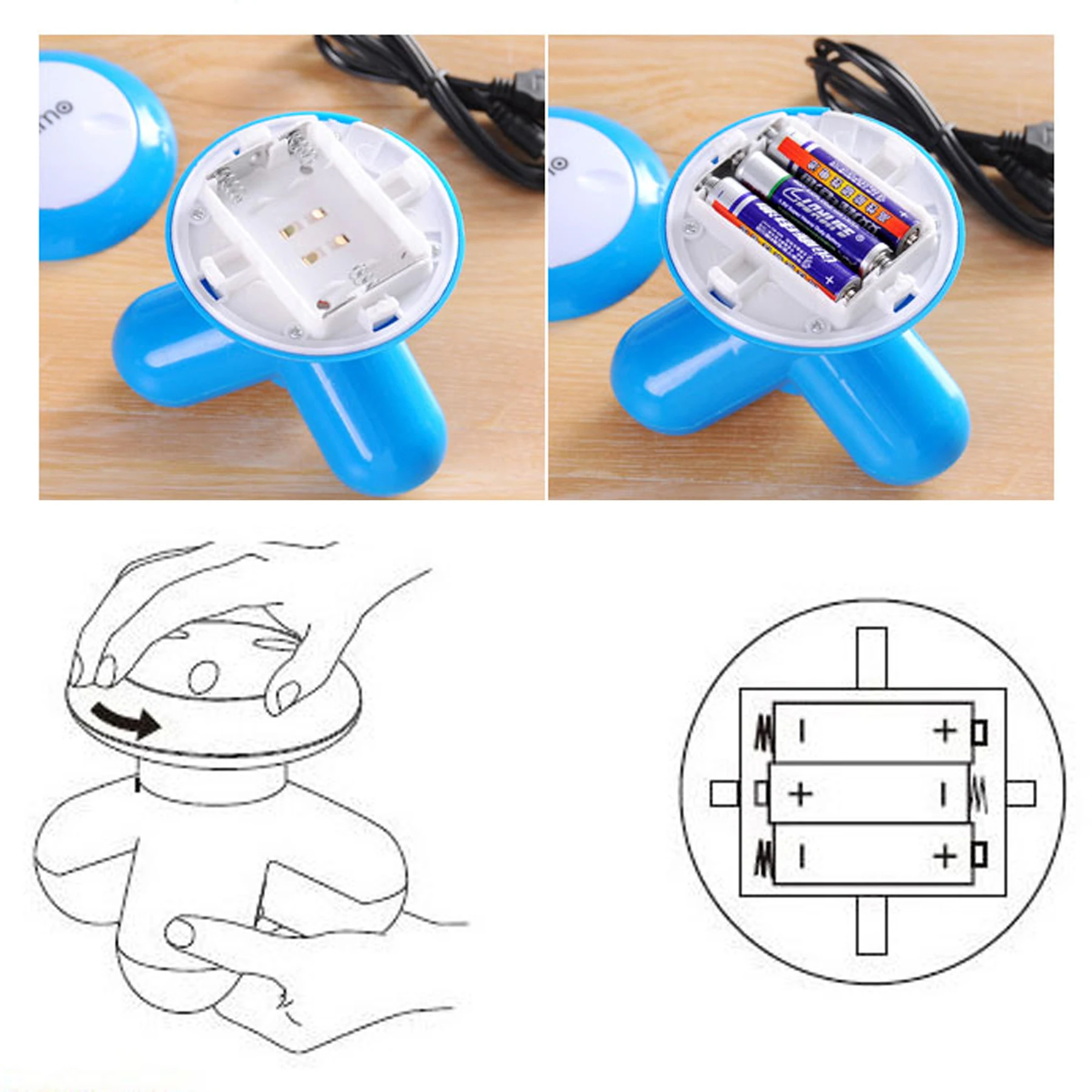 Massageador Elétrico USB Multimini Triângulo Rosa - Imagem 5