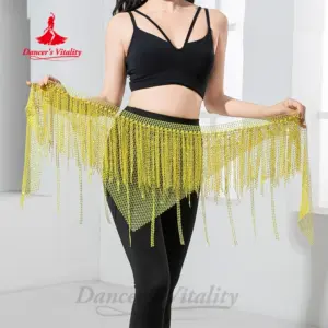 cinto de dança do ventre com borlas