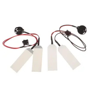 kit de luz led flexível para olhos de máscara