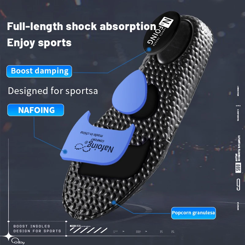 Palmilha Esportiva Espuma de Memória EVA Absorção de Choque - Imagem 3