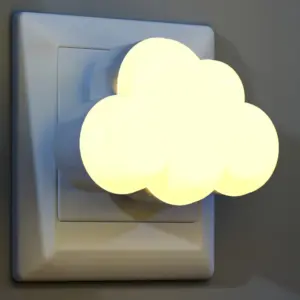 sensor de luz led formato nuvem