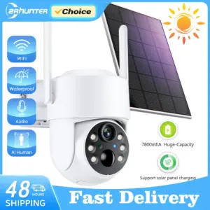 câmera wi-fi ptz externa solar