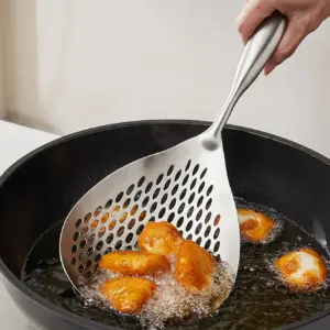 colher de skimmer de aço inoxidável