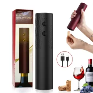 abridor de vinho elétrico automático