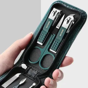 conjunto de tesouras para unhas 6 peças