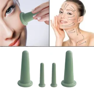 ventosas faciais de silicone para massagem