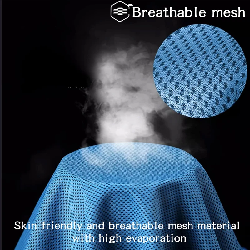Toalha Refrescante Instantânea de Microfibra Cinza - Imagem 4