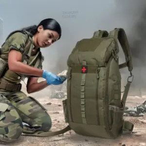 mochila tática primeiros socorros 40l