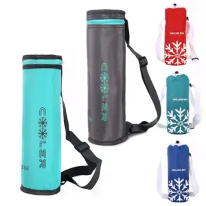 bolsa térmica impermeável para garrafa
