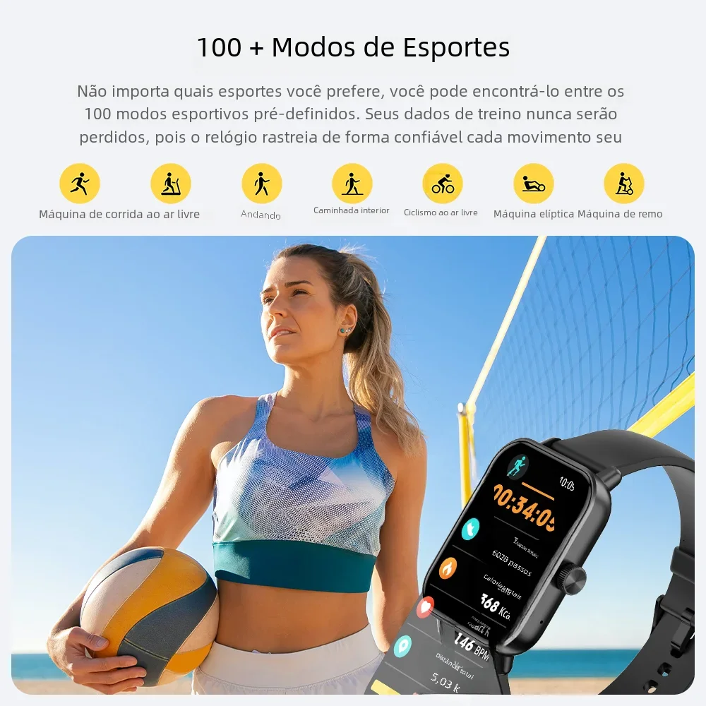 COLMI P81 Smartwatch Chamada de Voz Tela 1.9" Monitor de Saúde - Imagem 5