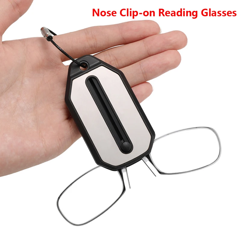 óculos de leitura dobrável clip-on