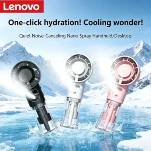 ventilador portátil com spray umidificador
