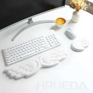 descanso de pulso teclado e mouse espuma memória
