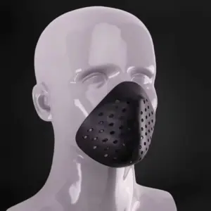 suporte de silicone 3D para máscara