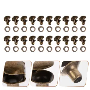 ganchos para botas bronze