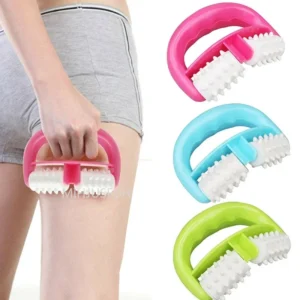 massageador corporal manual com rolos