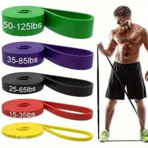 faixa elástica látex exercícios