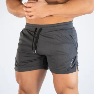 shorts masculino fitness malha respirável