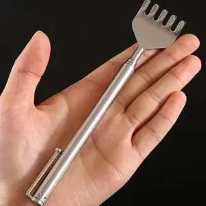 coçador de costas metálico extensível