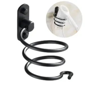 suporte de secador de cabelo de parede