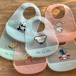 babador de silicone ajustável