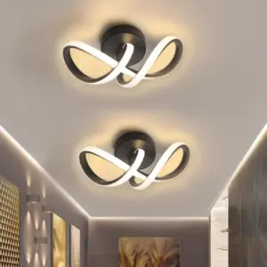 lustre led teto corredor
