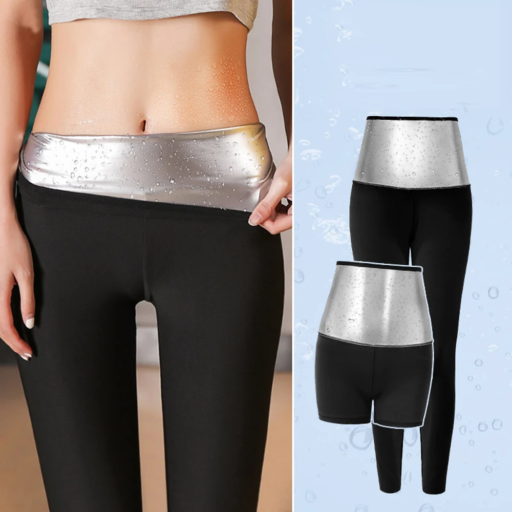 BraceTop Calça Sauna Feminina Cintura Alta Fitness com Bolsos - Imagem 2