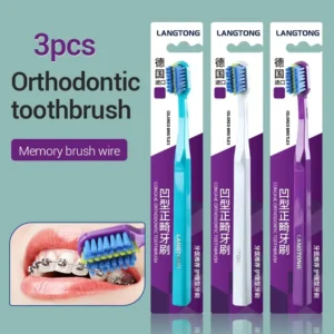 escova de dentes ortodôntica adulto