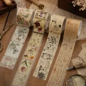 fita washi vintage 4 rolos