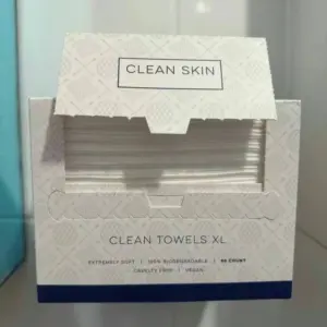 toalha facial descartável